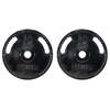 York 2 x 10kg G2 Rubber Thin Line Olympic Weight Plates