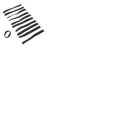 Reusable Cable Ties With Hook & Loop Fastening 16 x 100mm Pack of 10