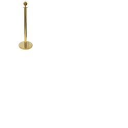 Gold Barrier Post