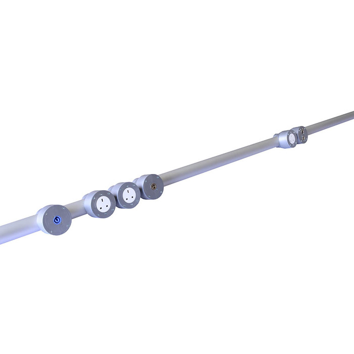 Wired Lighting Bar 13 Amp with DMX Sockets 4m Aluminium