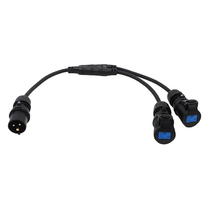 16A Y Splitter Cable 0. 25m