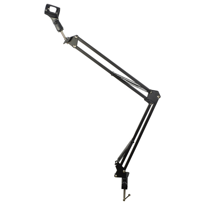 Studio Mic Adjustable Stand With Fully Adjustable Arm & Clamp
