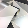 Apex Geometric Wallpaper Black and Silver Fine Decor FD41994