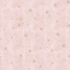 Crown Starlight Stars Wallpaper Pink / Gold M1492