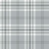 Catherine Lansfield Kelso Check Wallpaper Light Grey Muriva 165521