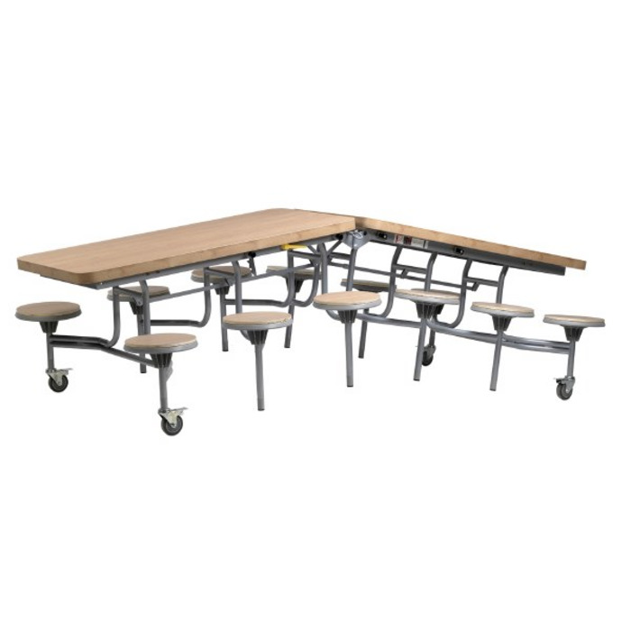 12 Seat Primo Rectangular Mobile Folding Table