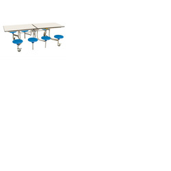 8 Seat Rectangular Mobile Folding Table