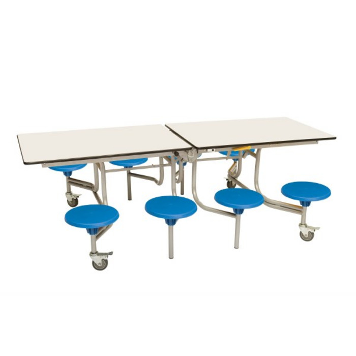 8 Seat Rectangular Mobile Folding Table