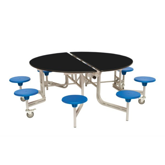 8 Seat Round Mobile Folding Table