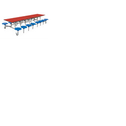 16 Seat Rectangular Mobile Folding Table