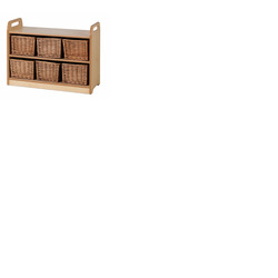 Tall Unit with Display and Mirror Back