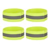 High Vis Yellow Reflective Ankle & Arm Bands For Cycling & Running