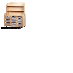 Welsh Dresser Tray Storage Unit