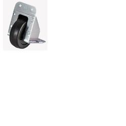 2. 52" 64mm Non Rattle Recessed Caster - Zinc