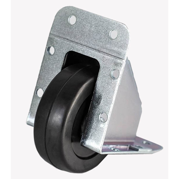 2. 52" 64mm Non Rattle Recessed Caster - Zinc