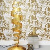True Romance Wallpaper Snow and Gold Mini Moderns AZDPT031SN