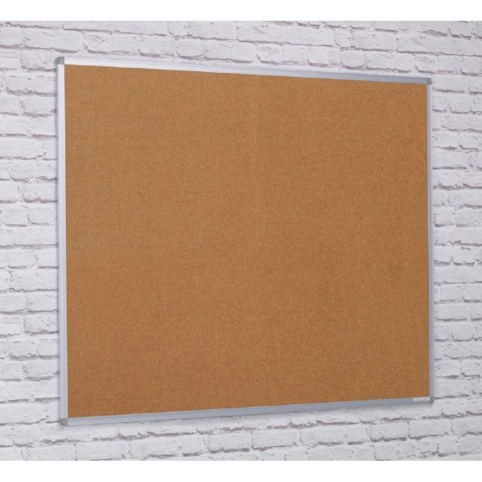 Spaceright Aluminium Framed Cork Noticeboard