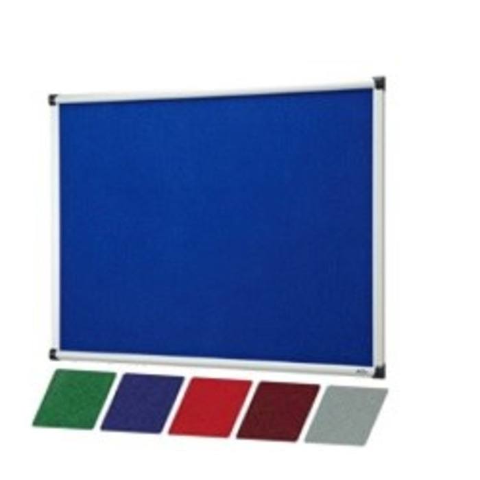 Metropolitan Felt Noticeboard 600 x 900mm Landscape, Green