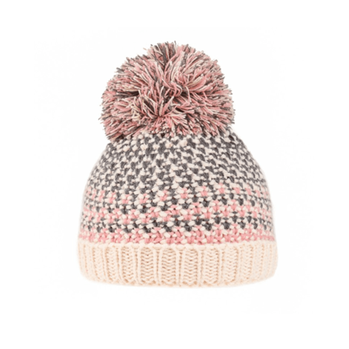 Girls Tiana Knitted Bottle Hat - Grey