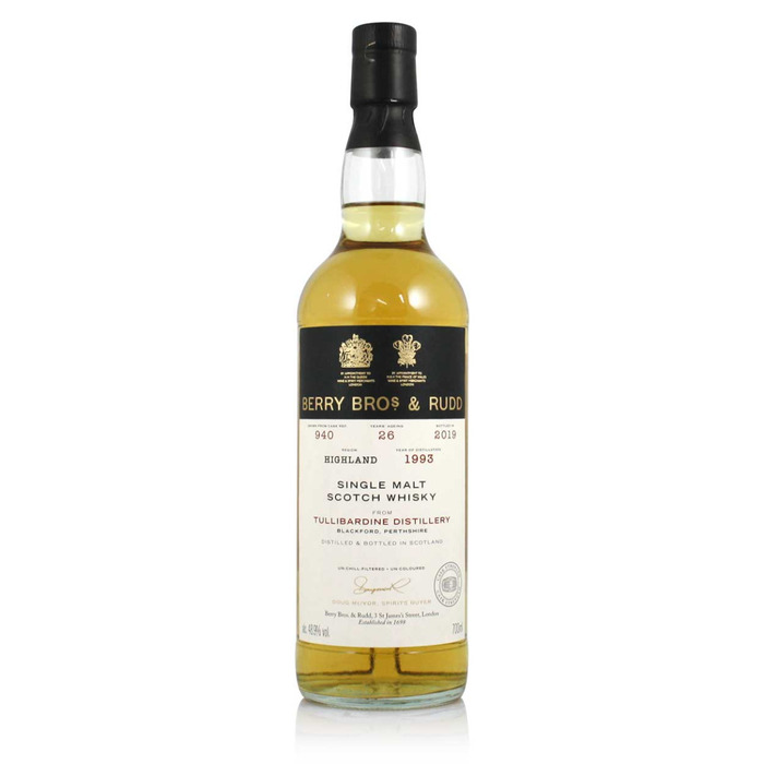 Tullibardine 1993 26 Year Old Berry's Cask #940