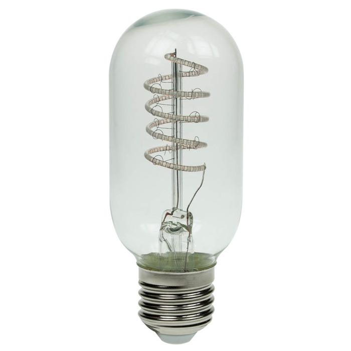Spiral LED Filament Lamp 4W E27 - Blue