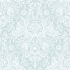 Harlen Woodland Damask Wallpaper Duck Egg World of Wallpaper 50341