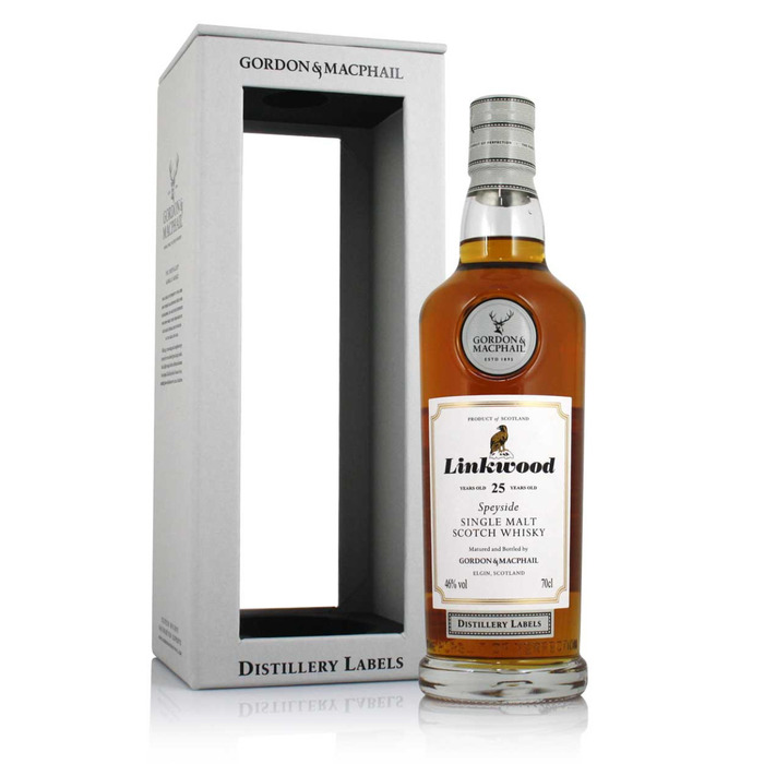 Linkwood 25 Year Old G&M Distillery Labels