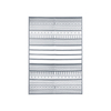 Geometric Stripe 100% Weatherproof Rug, Grey