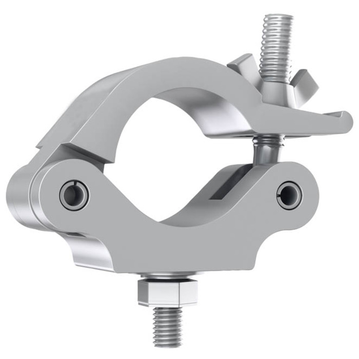 Half Coupler Lighting Clamp 48-51mm 500Kg SWL - Silver