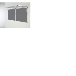 Eco-Sound Top-Hinged Corridor Tamperproof Blazemaster Noticeboard