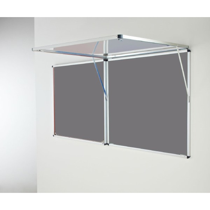 Eco-Sound Top-Hinged Corridor Tamperproof Blazemaster Noticeboard (*Supplied in 2 parts)