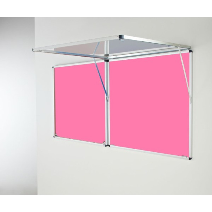 Eco-Sound Top-Hinged Corridor Tamperproof Blazemaster Noticeboard (*Supplied in 2 parts)