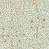 Apelviken Apples And Pears Wallpaper White Green Galerie 33011