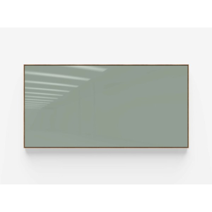 'Area' Oak Framed Glass Board
