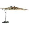 Bracken Outdoors 3m Round Beige Cantilever Garden Parasol