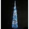 Noma 1. 5M 160 LED White and Ice Blue Spun Acrylic Twinkling Cone
