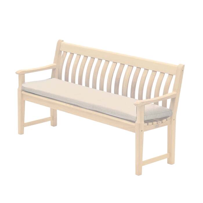 Alexander Rose Polyester 5ft (1. 5m) Bench Cushion - Ecru