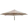 Alexander Rose 3m Hardwood Luxury Round Garden Parasol