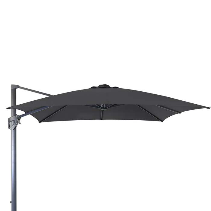 Alexander Rose 3m x 3m Cantilever Square Parasol - Charcoal
