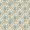 Eden Wallpaper Collection Retro Leaf Mustard Muriva M32202