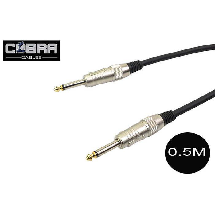 1/4" (6.35mm) Mono Jack to Jack Cable