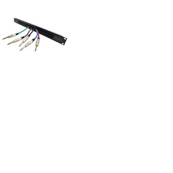 Brush Cable Entry Plate/Panel 1U 19" Rack Fitting For Data Audio & Power