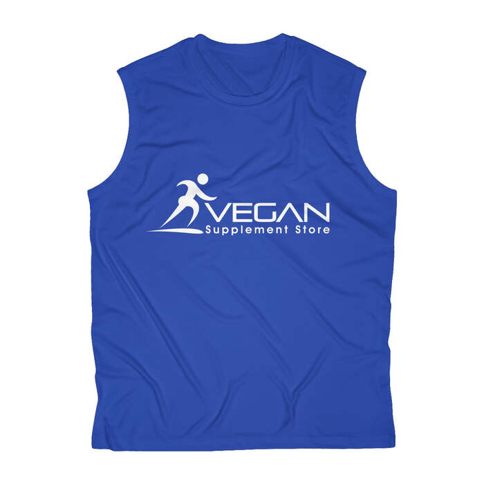 Men's Sleeveless Performance Tee, True Royal / XS