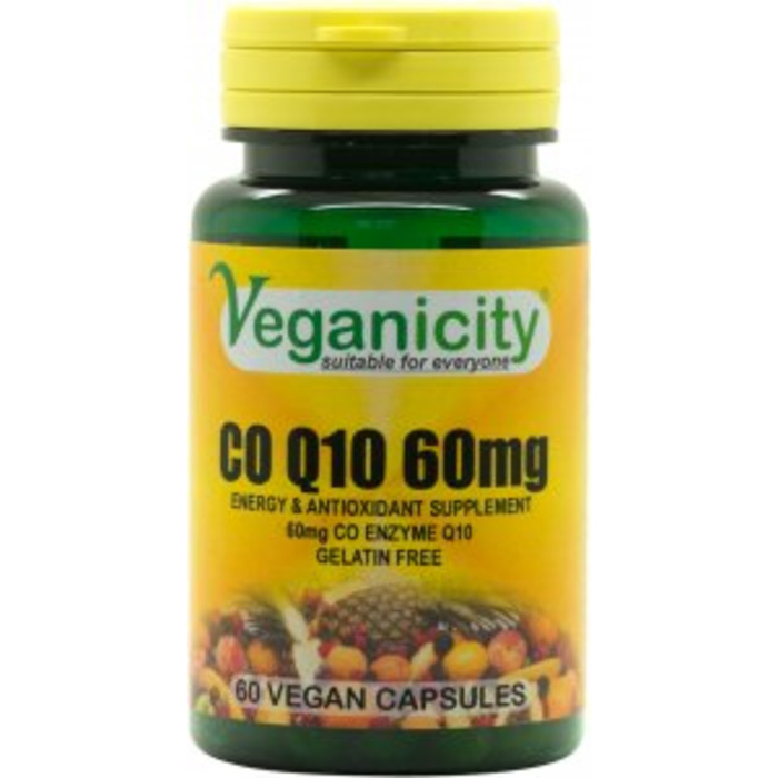 Co Enzyme Q10 60mg | Vegan Supplement Store | FREE Shipping