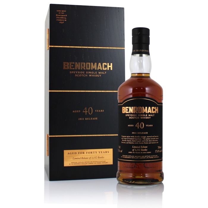 Benromach 40 Year Old 2022 Release