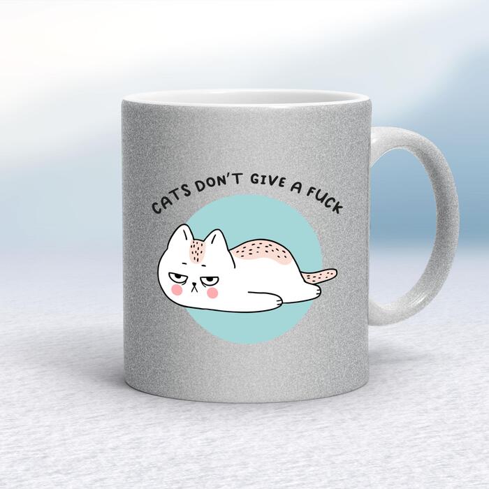 Cats Don't Give A Fuck Mug