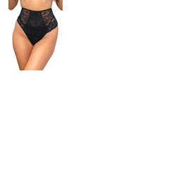 Pour Moi For Your Eyes Only High Waist Crotchless Thong
