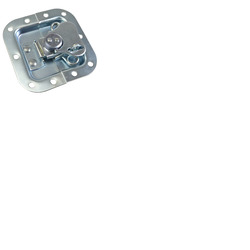 Small Recessed Butterfly Catch Zinc Plated Steel