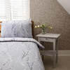 13. 5 Tog Duvet, 100% Cotton Grey & White Cover Set & Pillow