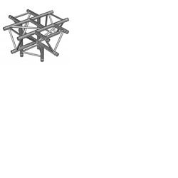 Contestage Trio290 Truss 4 Way Cross + 1 Down - Aluminium